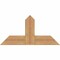 Ekena Millwork Portland Timber Gable Bracket, Western Red Cedar, 36"W x 18"H x 5 1/2"D x 5 1/2"F, 12/12 Pitch GBW036X18X0606POR00SWR - alternate 1